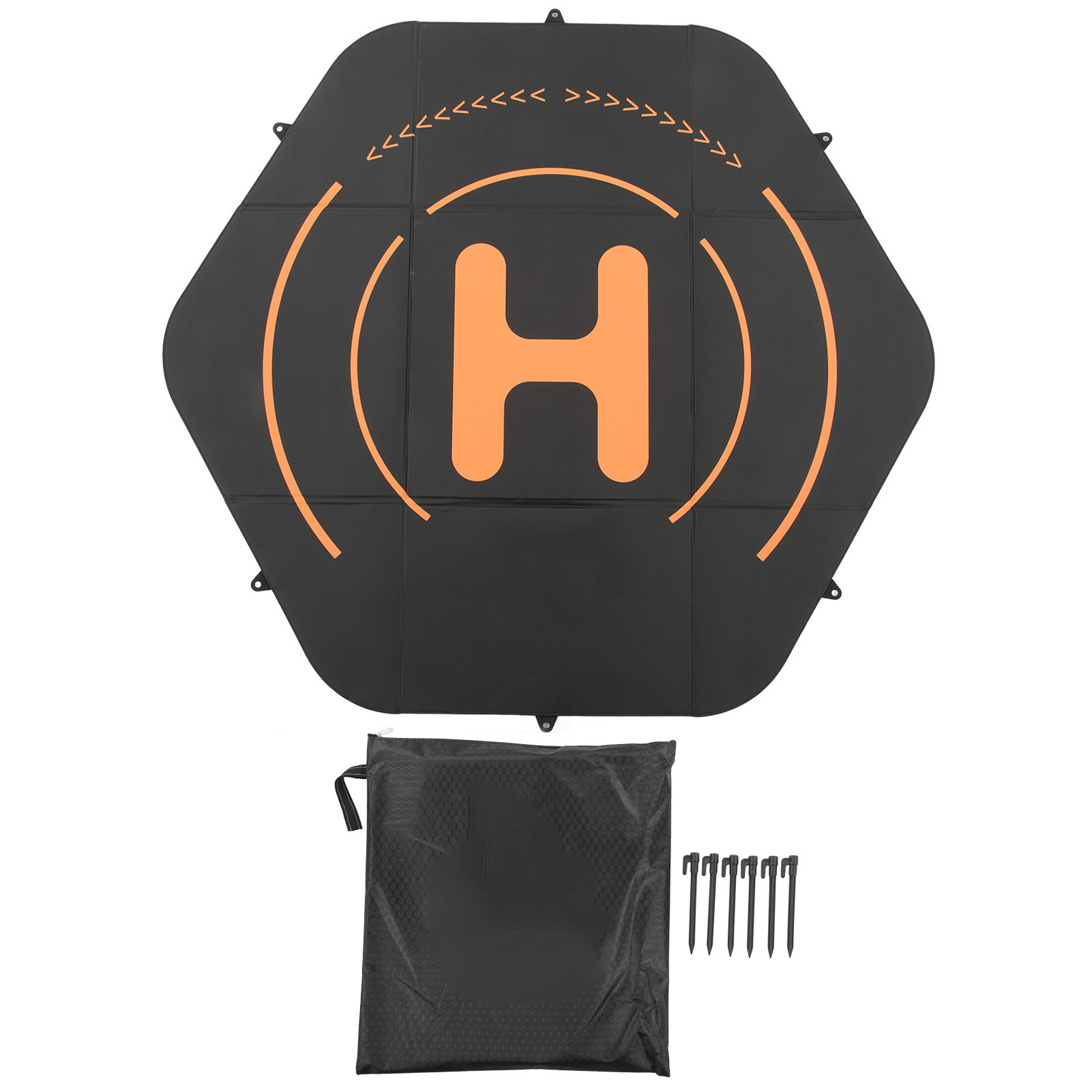 Drone Landing Pad - Pistes d'atterrissage pour drones, noires, pour