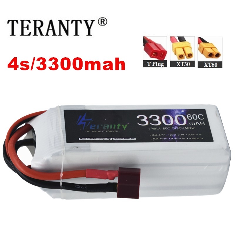 Drone Battery Adapter - Batterie Rechargeable LiPo 4s 3300mAh 60C