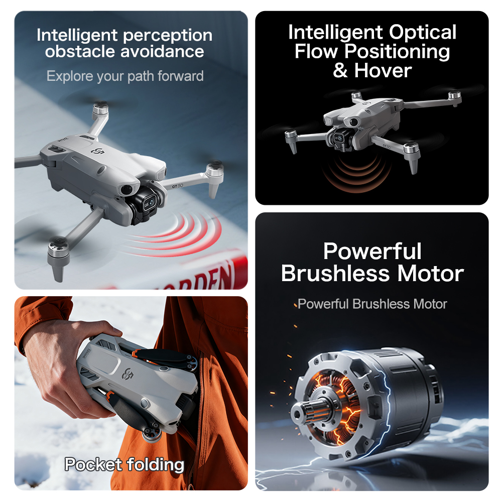 Nouveau Drone GT50 amélioré 8K - Drone Controller Screen avis et prix