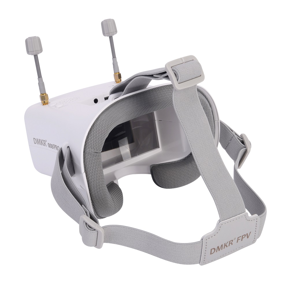 Lunettes FPV 008D PRO blanches - Drone Battery Adapter avis et prix