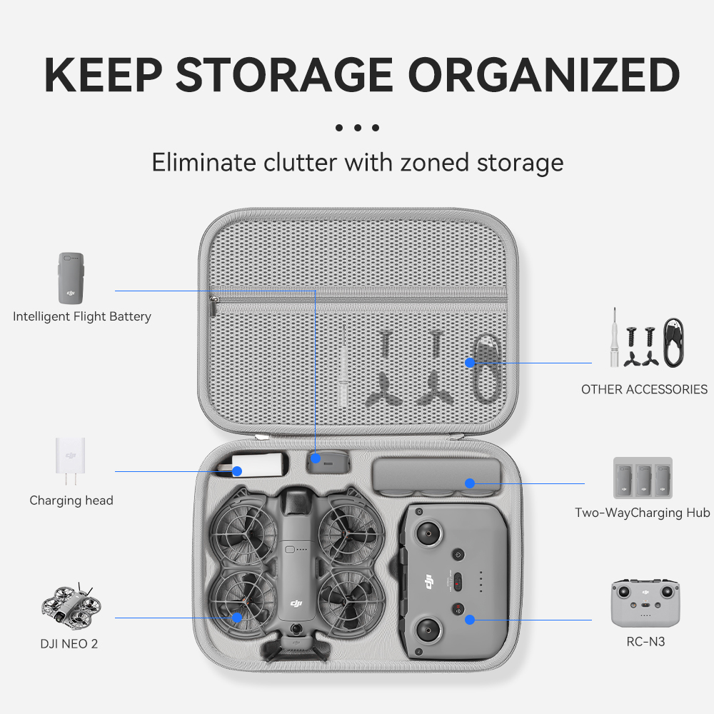 XFJI – sac de rangement de voy - Drone Carrying Case avis et prix