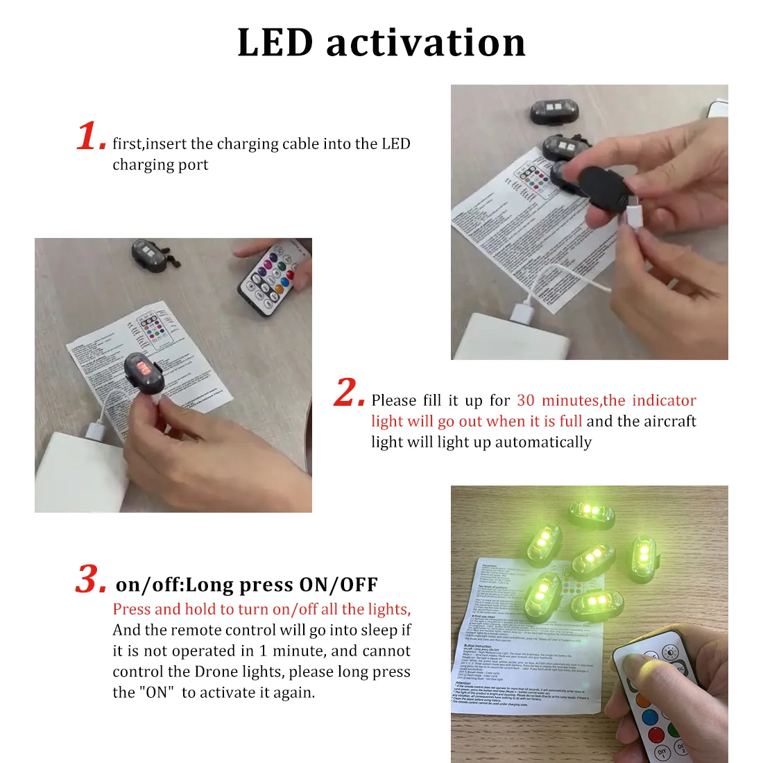 Lumière Stroboscopique LED san - Drone Strobe Light avis et prix