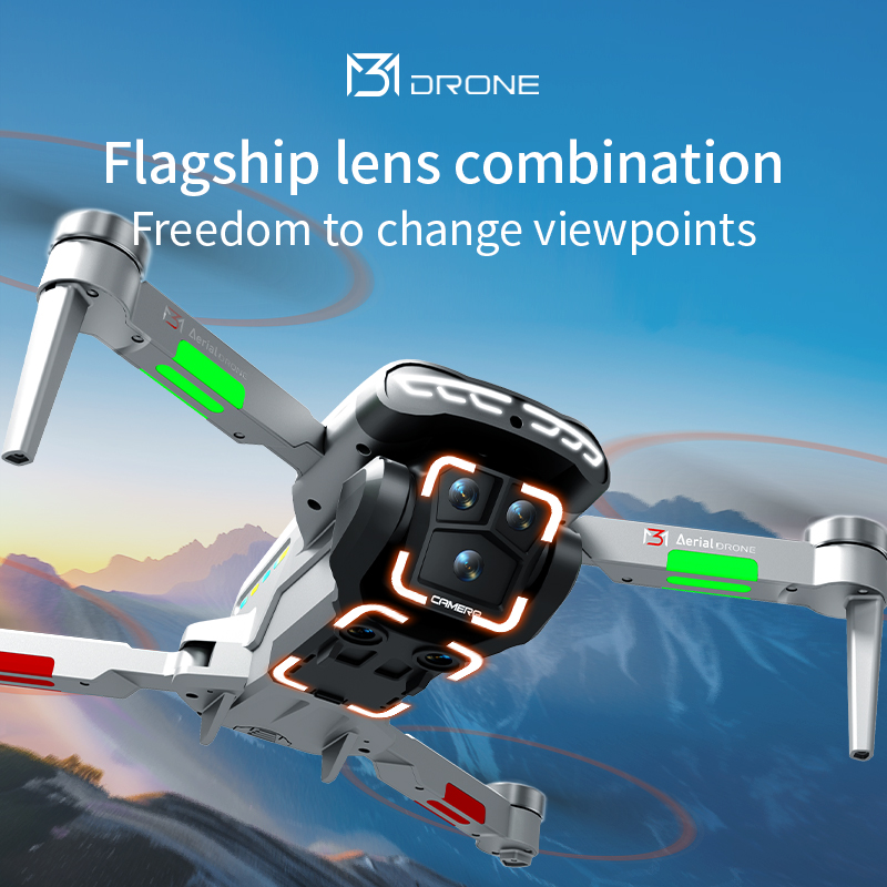 Drone professionnel M3 4K HD,  - Drone Controller Screen avis et prix