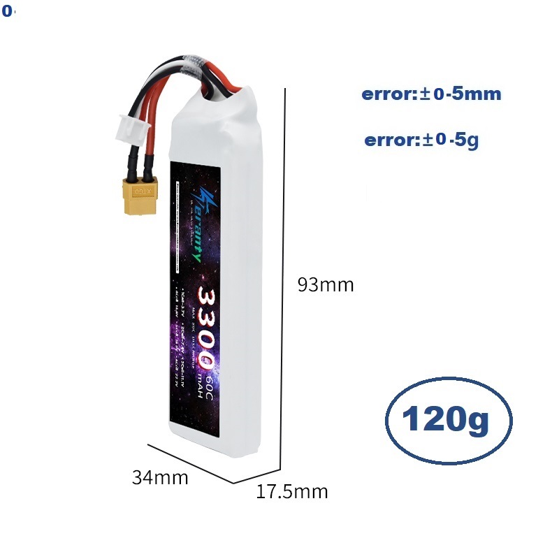 Batterie LiPo 2s 7.4V 3300mAh  - Drone Battery Adapter avis et prix