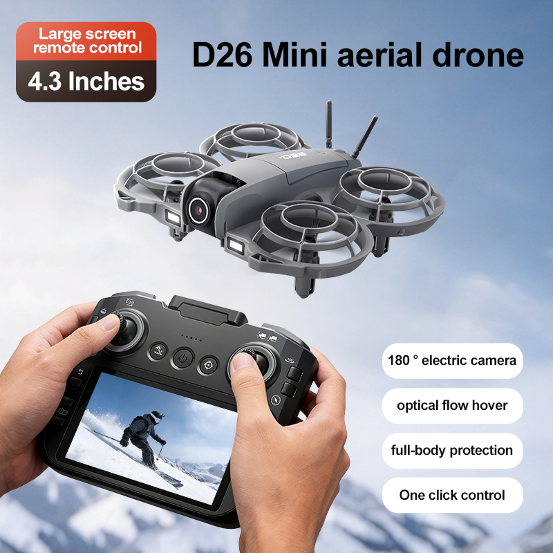 Drone D26 4K Aérien HD 180 °   - Drone Power Bank avis et prix