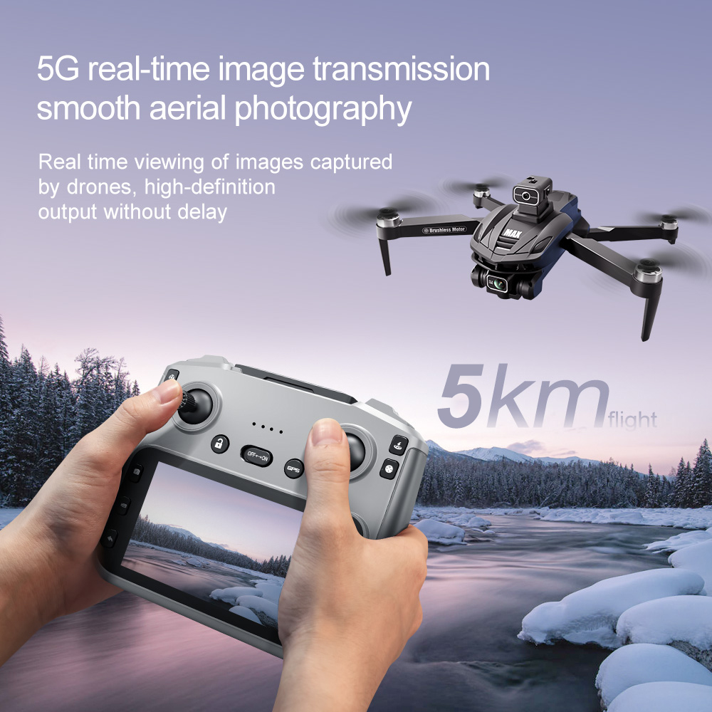 V168 PRO Max GPS Drone 8K prof - Drone Controller Screen avis et prix