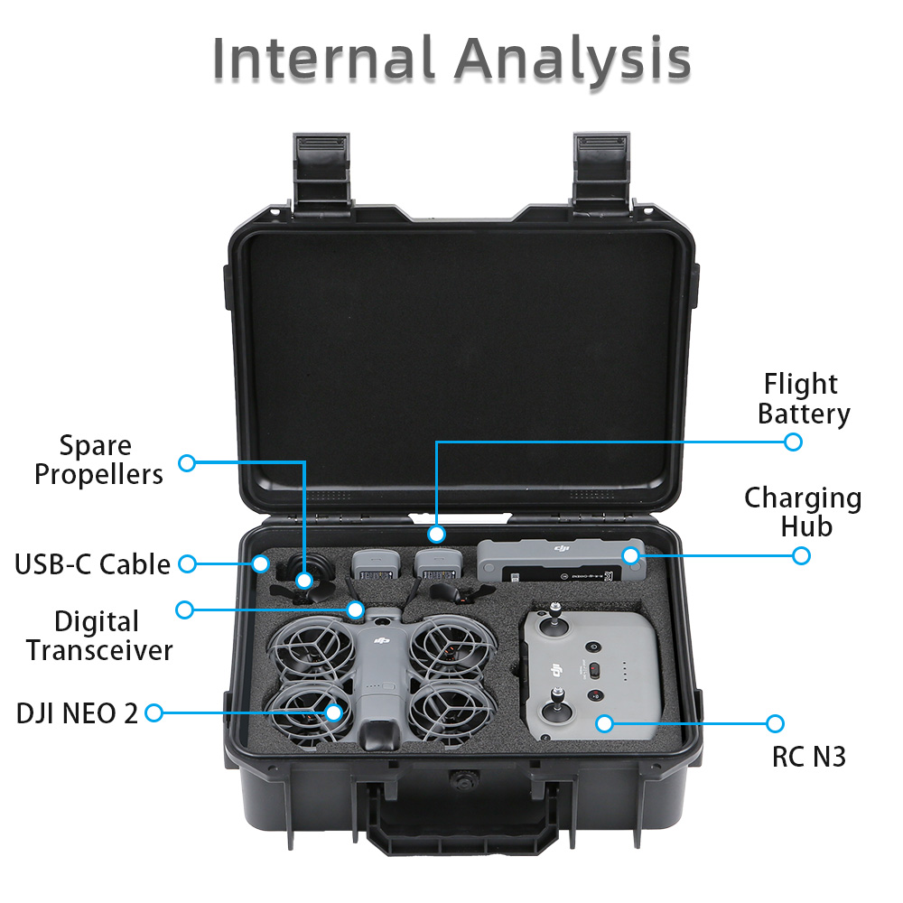 Pour DJI NEO 2 étui sac étui a - Drone Hard Shell Case avis et prix