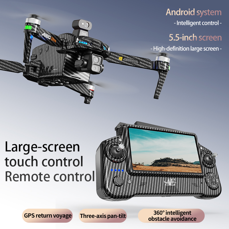 AE60 GPS Drone professionnel 8 - Drone Controller Screen avis et prix