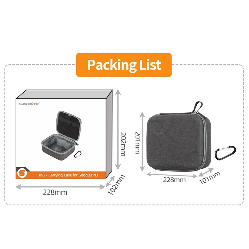 Étui de transport à coque rigi - Drone Hard Shell Case avis et prix