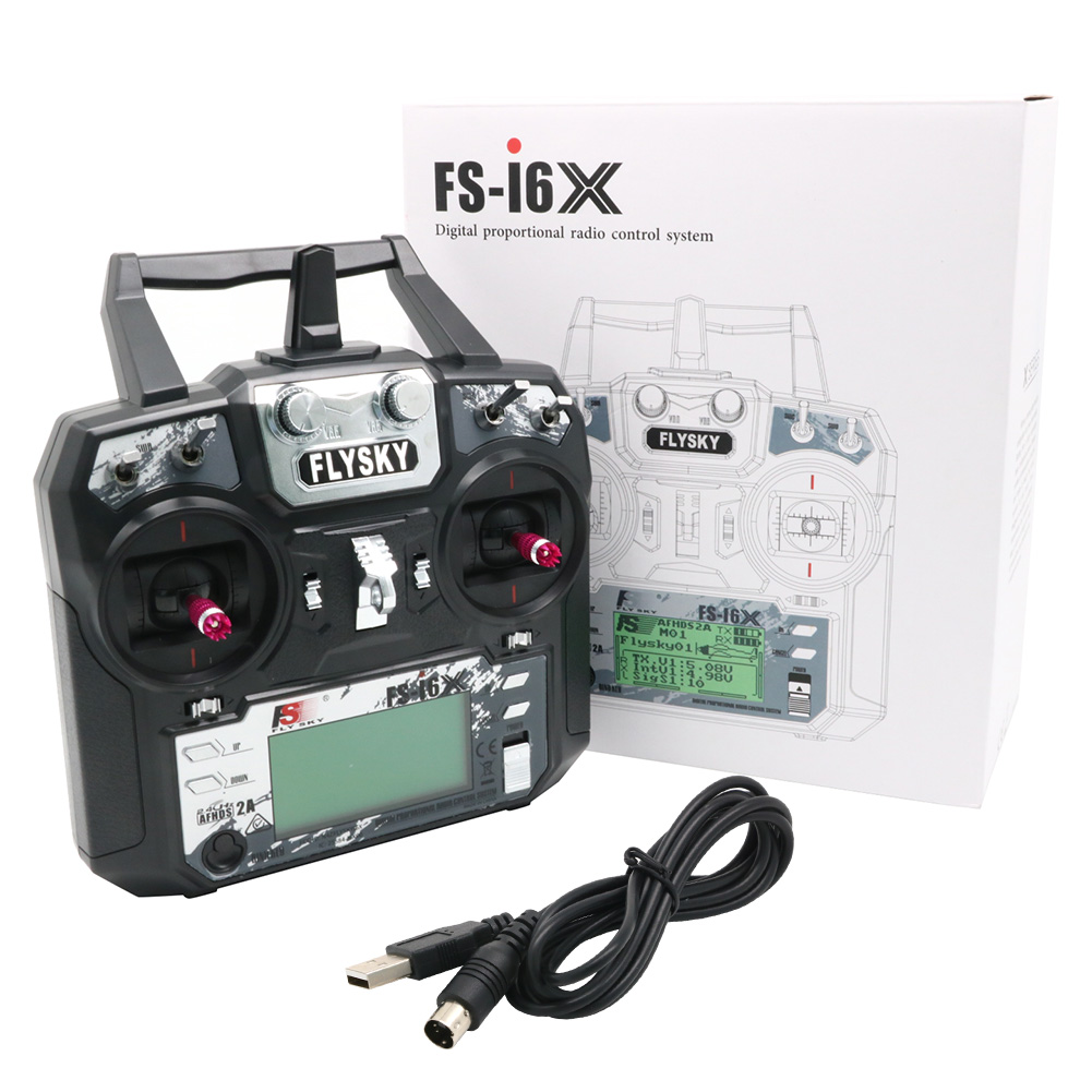 FLYSKY FS-i6X FS i6X 10CH 2.4G - Drone Battery Adapter avis et prix