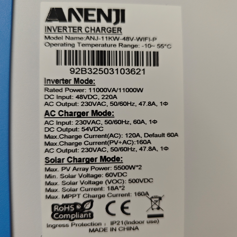 Onduleur solaire hybride ANENJ - Drone Solar Charger avis et prix