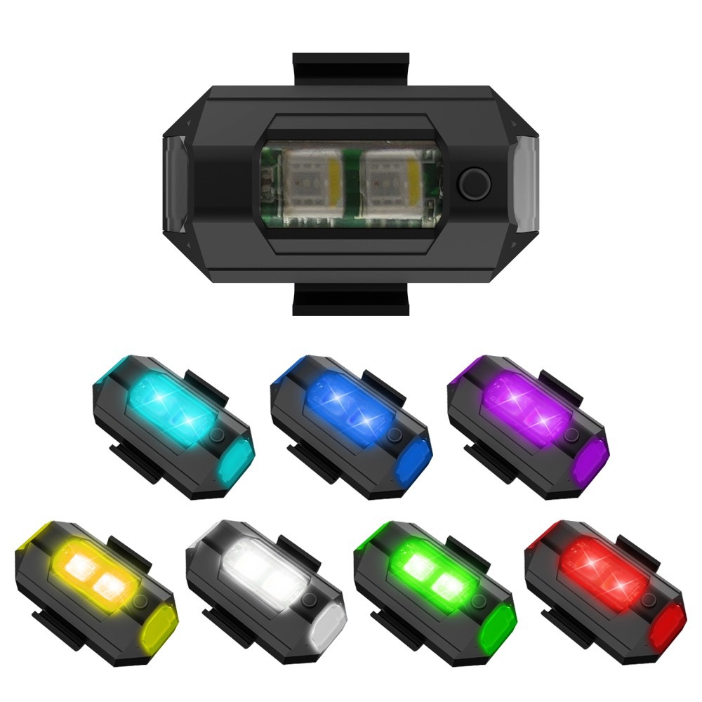 1PC 7 couleurs Mini USB charge - Drone Strobe Light avis et prix
