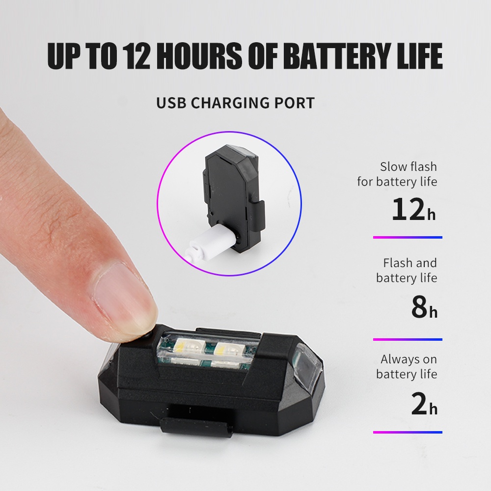 1PC 7 couleurs Mini USB charge - Drone Strobe Light avis et prix