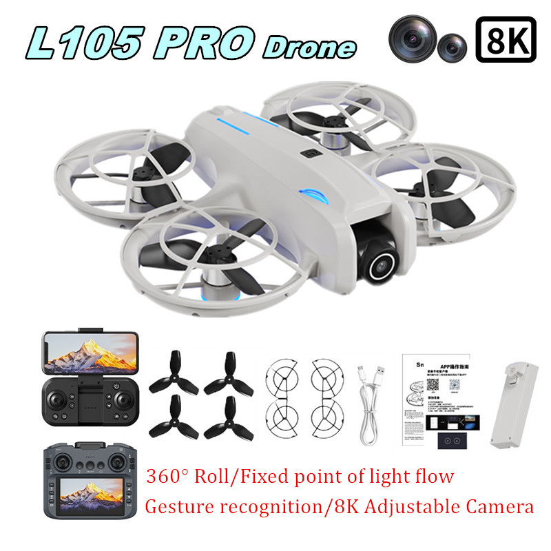 Drone L105 PRO Duel avec objec - Drone Controller Screen avis et prix